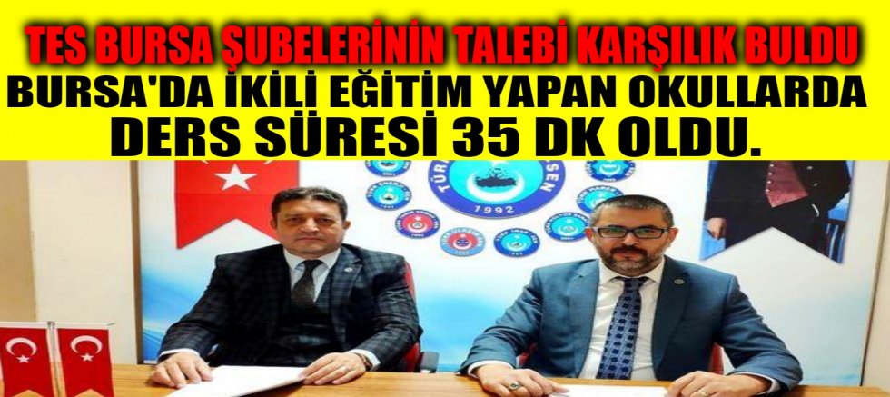 TÜRK EĞİTİM SEN'İN  GİRİŞİMİ   SONUÇ VERDİ