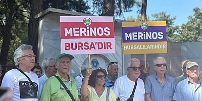 BURSA'DA MERİNOS İÇİN EYLEM YAPTILAR