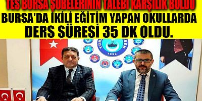 TÜRK EĞİTİM SEN'İN  GİRİŞİMİ   SONUÇ VERDİ